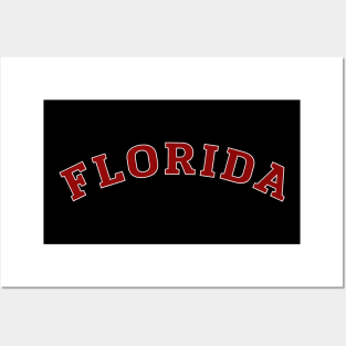 Florida State Vintage Retro Typography Posters and Art